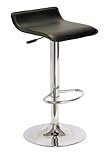 Vinyl Bar Stool W/ Adjustable Height Air Lift & Swivel (2002 Black)