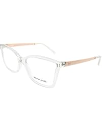 Michael Kors MK 4058 3050 Caracas Crystal Clear Plastic Rectangle Eyeglasses 54mm