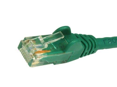 World of Data 15m GREEN CAT5E (enhanced) Network Cable - Ethernet - LAN - Patch - Internet - Broadband - Router - Hub - Modem -10/100