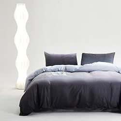 Luxlovery Grey Gradient Velvet Comforter Full