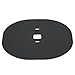 Sophisticated Aluminum-Alloy Metal Wall Plate for ECOBEE 4 Smart Wi-Fi Thermostat by Wasserstein (Black)