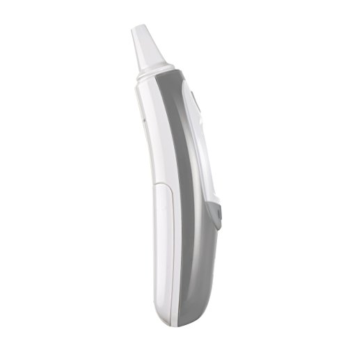 HealthSmart Compact Instant Read Infrared Digital Ear Thermometer, Gray