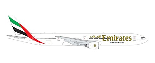 Gemini Jets Boeing 777-300ER Emirates 1:400 Scale Model Die-Cast Part#GJUAE1745