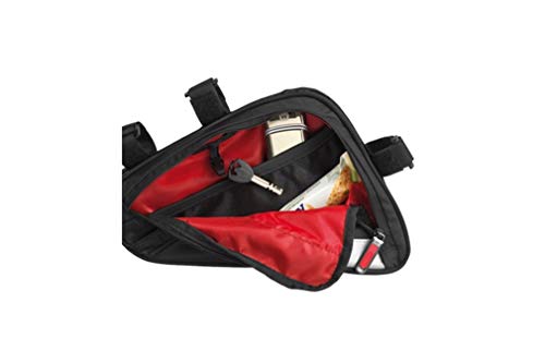 ABUS Fahrradtasche Oryde ST 2250 - Rahmentasche mit Klettband - wasserabweisendes Material - Schwarz – Bild 3