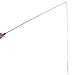 Aigou Cat Wand with Teaser Toys, Long Dangler Stick Fishing Rod with 5 Pieces Fun Teaser and Bell Refill Pack for Cat and Kitten (Blue)