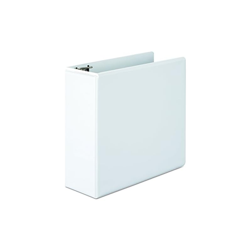 Wilson Jones 4 Inch 3 Ring Binder, Basic DRing View Binder, Black