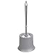 Home Basics Toilet Brush Holder, Grey