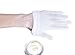 TWY 6 Pairs L Size White Cotton Cosmetic Gloves Work Gloves Hand Spa Gloves for Moisturizing