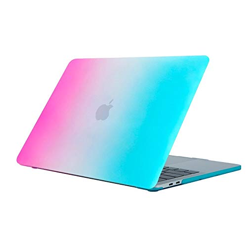 GIOIA BAZAAR Case for MacBook, Plastic Hard Shell Case Cover Only Compatible with MacBook Pro 13 inch (2020 2019 2018 2017 2016 Release) A2338 M1 A2289 A2251 A2159 A1989 A1706 A1719(Rainbow)