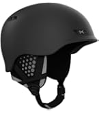 Amazon.com: Anon Rodan Ski & Snowboard Helmet, Black, S : Sports