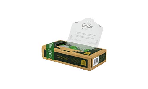 CAFES GUILIS DESDE 1928 AMANTES DEL CAFE Bio-Kaffeekapseln - kompostierbar und biologisch abbaubar - 120 Einheiten