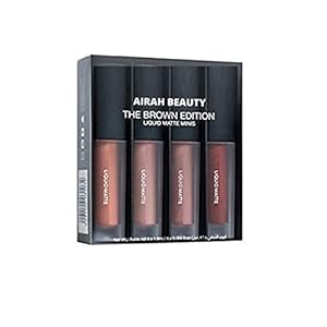 Airah Beauty Matte Lipstick Set of 4 – Brown Edition