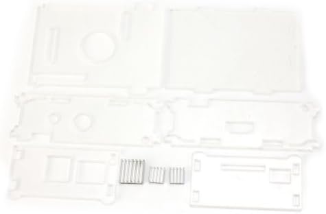 Transparent Acrylic Case Enclosure Computer Box + 3 Heat Sink For Raspberry Pi