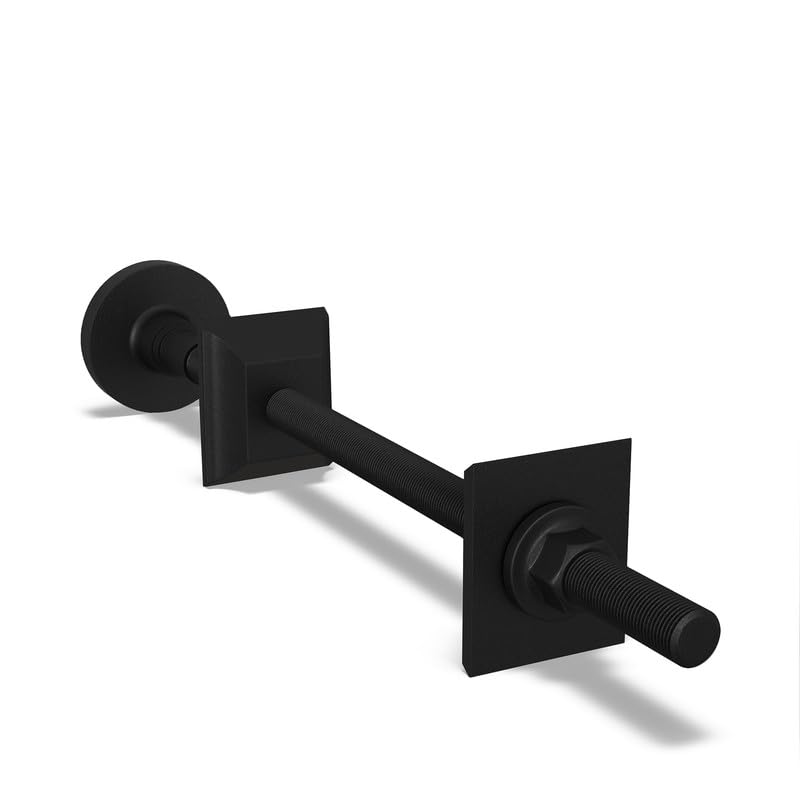 UK RADIATORS- Talus - Black Radiator Wall Stay - Sturdy Support Bracket for Radiators - Easy Installation - Durable and Reliable - Enhance Safety and Stability of Your Heating System