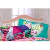 Trolls Reversible Microfiber Pillowcase for 20 in. x 30 in. pillow