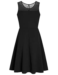 Vestido vintage de cóctel de malla para mujer