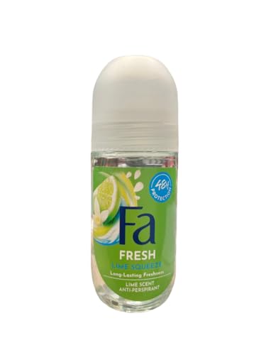 Desodorante Roll-on Limones Del Caribe - 1 Ud De - Anti Transpirable Y Fiable Contra El Olor Corporal, Multicolor, 50 Ml