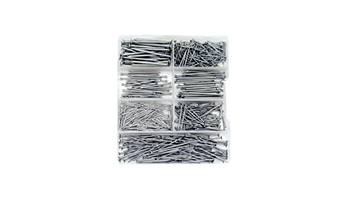 Multi Purpose Assorted Nail Kit, 550 Heavy Duty Durable Nails in an Organized Box, 11 Different Sizes - Thumbnail 3