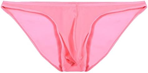 MEYKISSMens Sexy Ice Silk Breathable Triangle Underpants Brief Panties