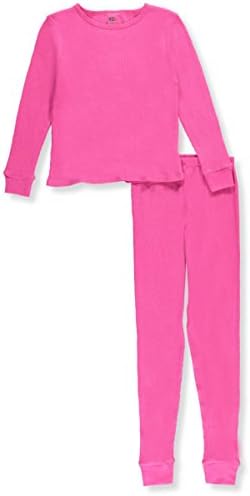 Ice2O Big Girls' 2-Piece Thermal Long Underwear Set - fuchsia, 14-16