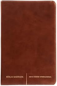Bíblia Sagrada Slim NVI, Luxo, Capa Marrom