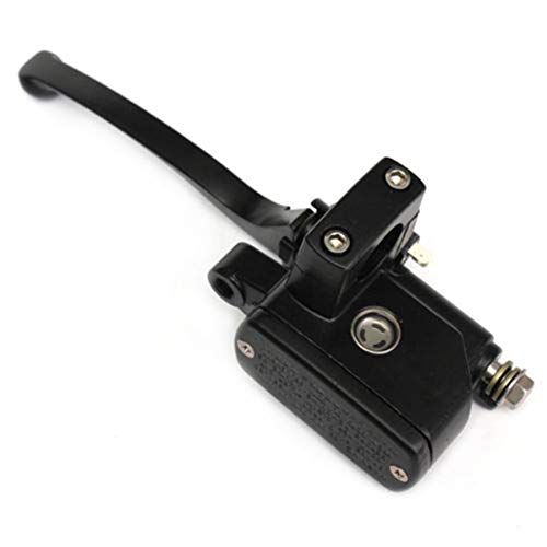 Triumilynn Universal Motorcycle 1" 25mm Handlebar Right Brake Master Cylinder & Left Clutch Lever Kit for Honda Kawasaki Suzuki Yamaha - Thumbnail 2