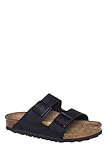 Birkenstock Unisex Arizona Sandal,Black Birko-Flor,39 M EU