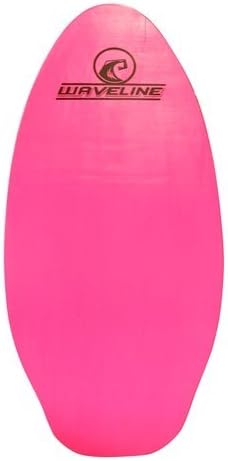Waveline Skimboards Neon Wooden - Choose Color and Size (Pink, 36")