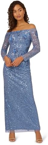 Amazon.com: Morgan & Co. Womens Glitter Maxi Evening Dress Purple 1 :  Clothing, Shoes & Jewelry