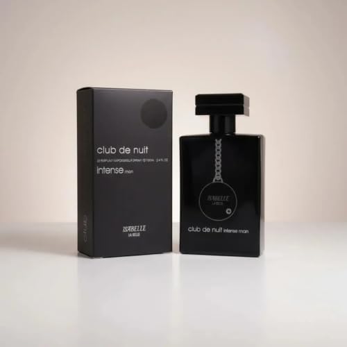 Kit Perfume Árabe Masculino Club de Nuit Intense Man Isabelle La Belle 100ml + Loção Hidratante Corporal Body Lotion 200ml – Combo Alta Fixação e Projeção