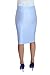 Esteez Pencil Skirt for Women Stretchy Silky Figure Flattering Knee Skirt