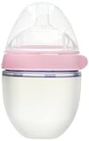 Comotomo Natural Feel Baby Bottle 3 Pack (Pink, 5ozx3)