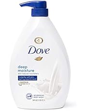 Dove Body Wash with Pump with Skin Natural Nourishers for Instantly Soft Skin and Lasting Nourishment Deep Moisture Cleanser That Effectively Washes Away Bacteria While Nourishing Your Skin 34 oz