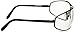 Harley-Davidson HD501 Safety Glasses with Silver Matte Frame and Clear Tint Hardcoat Lens
