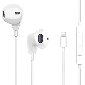 SAMERIVER-In-Ear-Headphones-for-iPhone-12-HiFi-Stereo-Earphones-for-iPhone-7-Wired-Earbuds-with-Mic-and-Volume-Control-Compatible-with-iPhone-11-Pro-Max-X-XS-XR-8-Plus-7-Plus SAMERIVER In Ear Headphones for iPhone 12, HiFi Stereo Earphones for iPhone 7, Wired Earbuds with Mic and Volume Control…