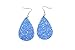 10 Pairs Petal Teardrop faux Leather Earrings - Lightweight Leaf Drop Earrings Gift Fit Woman Girls
