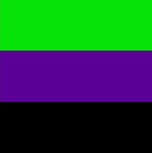 THE HULK 3 PACK SET OF PREMIUM QUALITY HEAT TRANSFER VINYL SHEETS 15" X 1 Foot (12 INCHES) PURPLE, NEON GREEN, AND BLACK. PACK OF 3 12X15 HTV VINYL IRON ON SHEETS