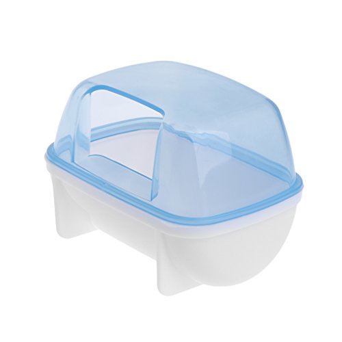 Sarora - Hamster Bathroom Sauna Room Pet Small Animals Rabbit Chinchilla Toilets Cleaning(Color Random)