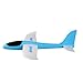 Wenasi Throwing Glider Inertia Plane Foam Aircraft Toy Hand Launch Airplane Model Outdoor Sports Toy for Kids Children Boy Girl as Gift (Blue)