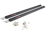 Rubbermaid Fasttrack Rail, Kit, Black