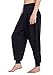 Matymats Yoga Harem Pants for Women Sports Dancing Workout Sweat Pants Side Slit