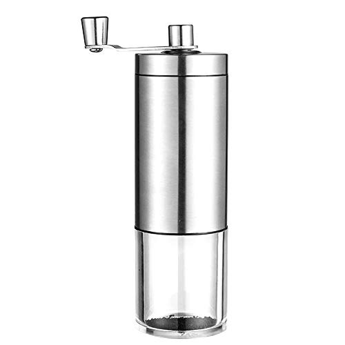 yzf Edelstahl manuelle Kaffeemühle, Einstellbarer keramischer Grat, geeignet für tragbare Grat-Kaffeemühle, Tropfkaffee…