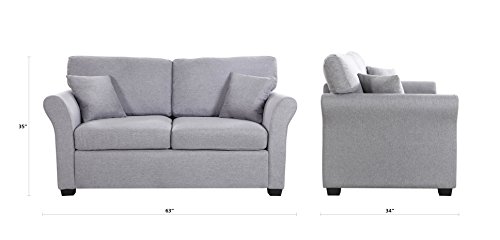 Divano-Roma-Furniture-Fabric-Loveseat-Light-Grey