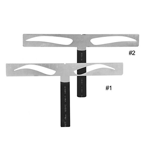 Eyebrow Ruler, Permanent Eyebrow Ruler Eyebrow Measure Balance Extension Ruler Eyebrow Shape Designer(2 Types)(Classic Eyebrow)
