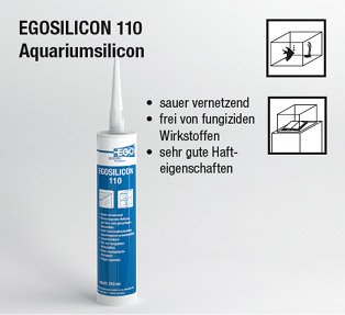 EGOSILICON 110 Aquarium-Silikon, transparent 310ml