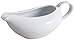 HIC Porcelain Coupe Shaped Gravy Sauce Boat, 18-Ounce
