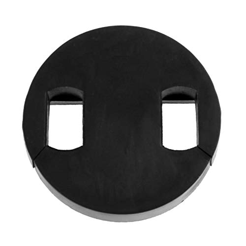 35 x 35mm Acoustic Cello Durable Round Circular Rubber Design Mute Silencer Light-weight Black Cello Parts - Thumbnail 3