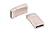 KONMAY 5 Sets 11.0x3.0mm Golden Jewelry Magnetic Clasps for Bracelet Making