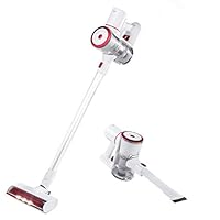 Fityou Cordless Stick Upright Vacuum Cleaner, 15Kpa Powerful Suction Bagless Rechargeable 2 in 1 Handheld Lightweight Whirlwind Vacuum with HEPA Fliter, for Carpets and Hard Floors