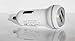 Apple iPhone Car Charger by wiAmp for iPhone 6, iPhone 6 Plus, 6Plus, 6S, 6S Plus, 5, 5S, 5C, SE - 2.1 Amp - Dual USB Compact - White Cable & Charger (Gray)